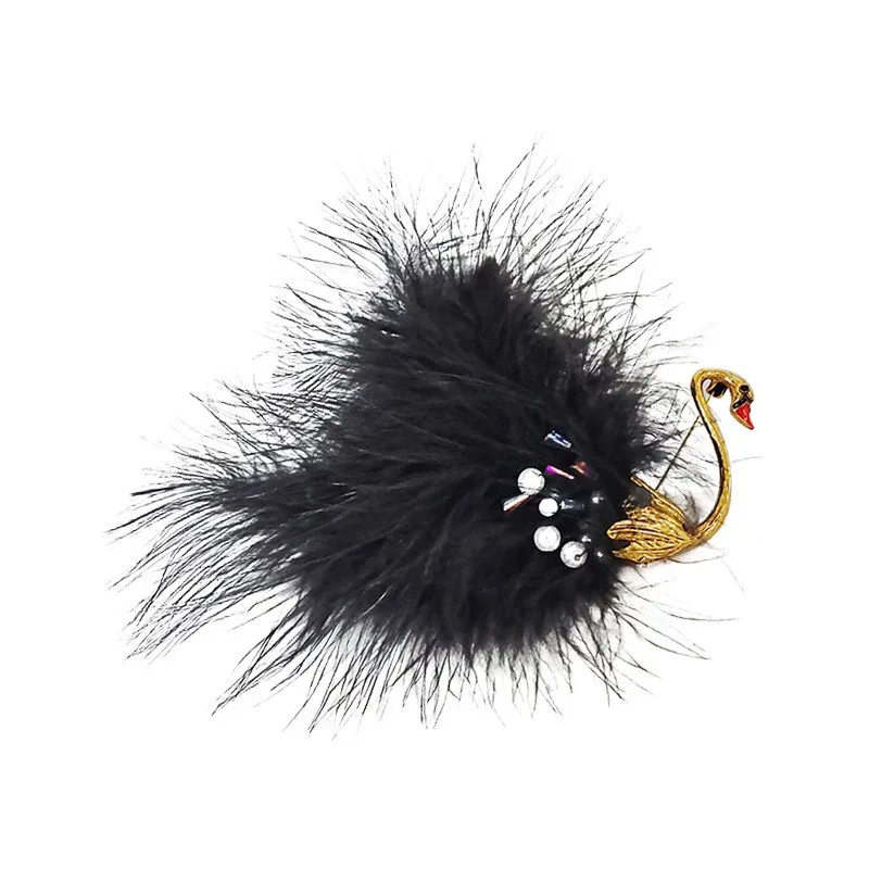 Spille Gio Spille di cigno con strass for donna Spilla for animali Eleganti accessori da sposa Gioielli for cappotti Alta qualità Accessori di