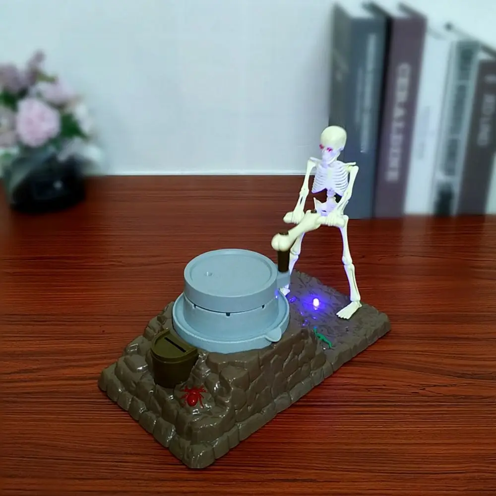 Creative Money Savings Ghost Piggy Bank Automated Money Box Coin Saving Pot Prank Plastic Electronic Coin Bank Halloween Decor