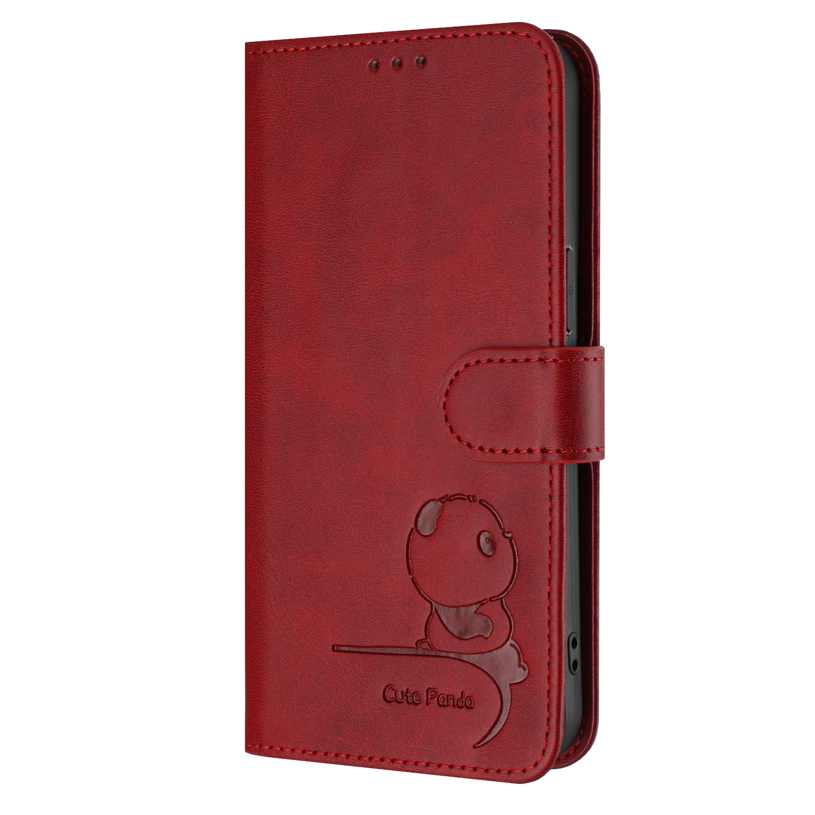 Adorable Panda Flip Case with RFID Leather Wallet and Card Slots
