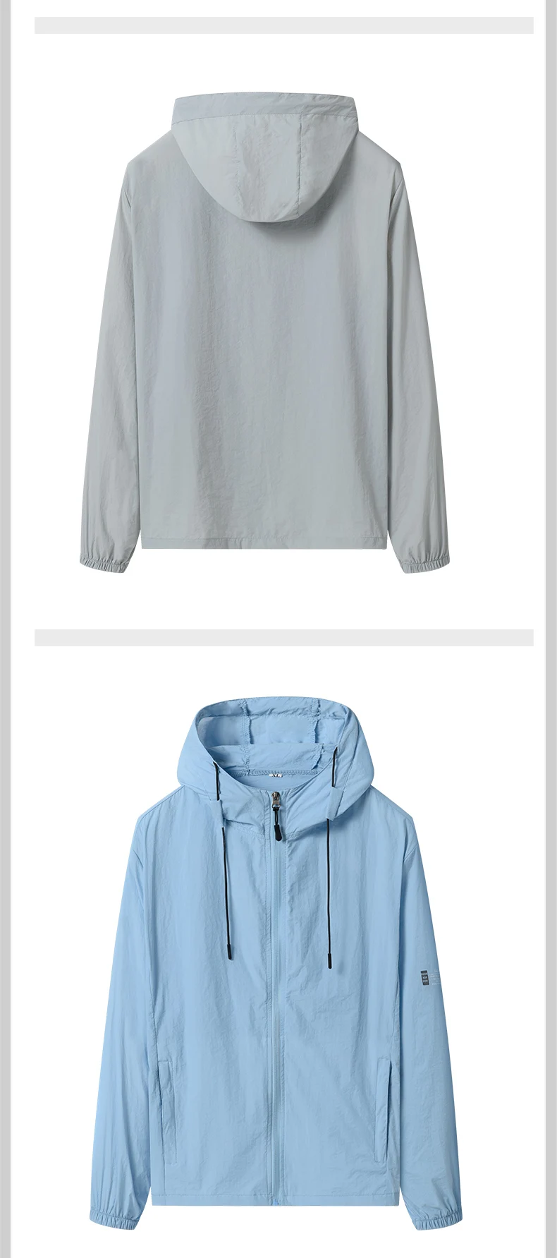 2023 Summer Hooded Light Jacket Men Women Windbreaker Sun Protection Clothing Fishing Hunting Clothes Quick Dry Skin Windbreaker