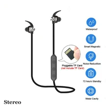

XT22 Sports Bluetooth -compatible Earphone Magnetic Wireless Headset Support TF SD Card Stereo Bass Waterproof Headphone
