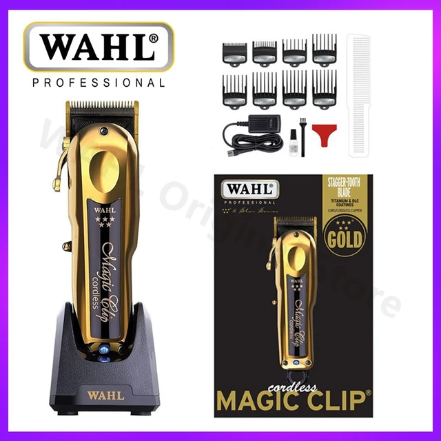 Wahl Professional 5 Star Black & Gold Cordless Magic Clip