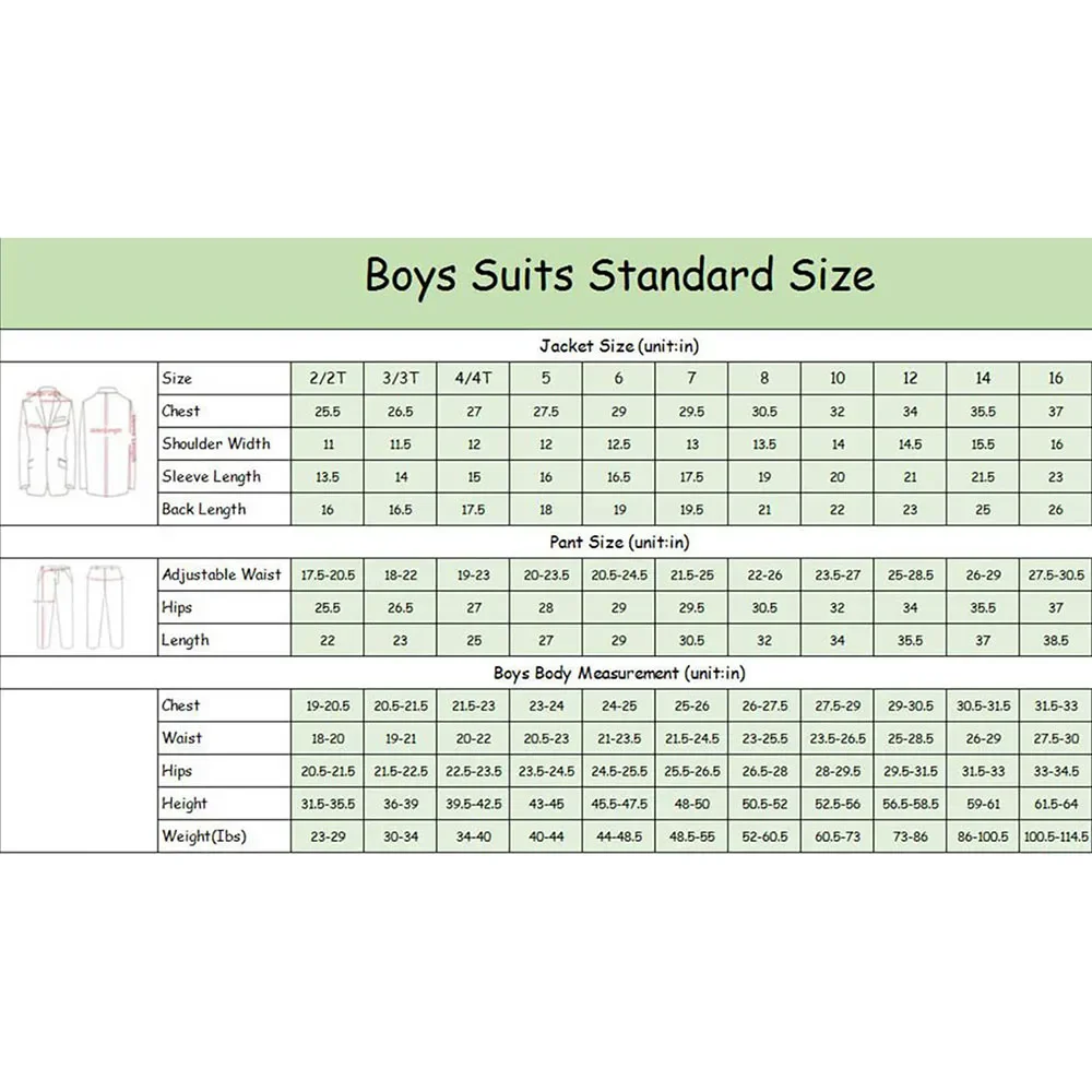 Boys Suit Wedding Tuxedo 3 Pieces  Jacket Pants Vest Kids Custom Blazer Set Slim Fit Outfit Fashion Conjuntos De Blazer