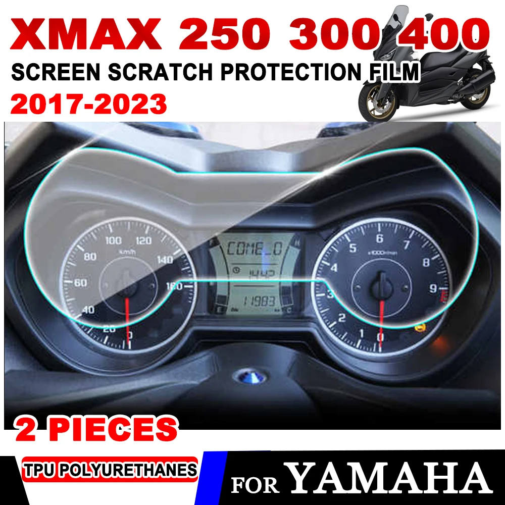 

For YAMAHA X-MAX300 XMAX 125 250 300 400 2017 -2023 2024 Motorcycle Accessories Cluster Scratch Protection Film Screen Protector