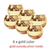 Gold outside 6 pcs