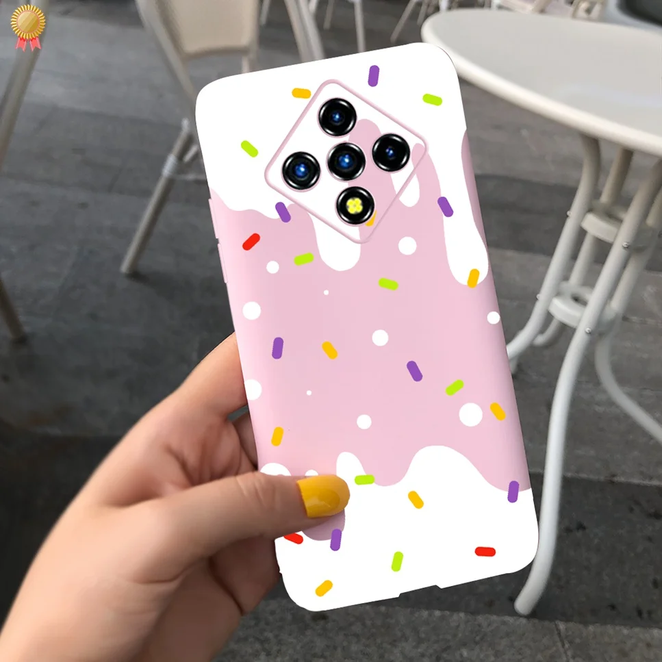 Black Pink Soft TPU Silicone Phone Case Bumper Coque