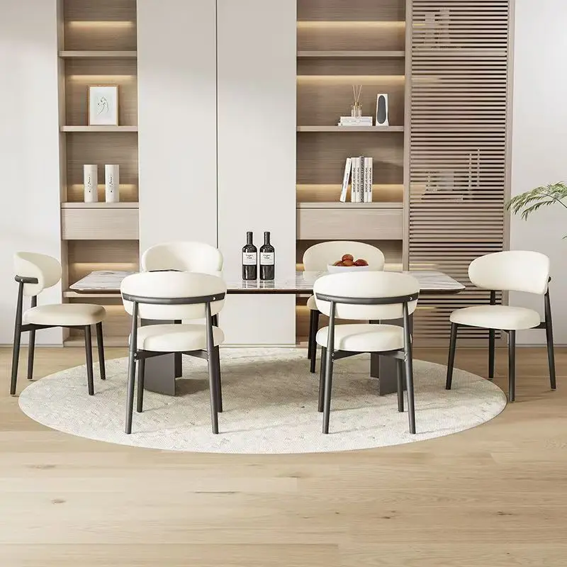 Description Picture 5 of itemElegant Solid Wood Dining Chair with Soft Upholstered Back for Home and Restaurant Use Solid Wood Dining Chair