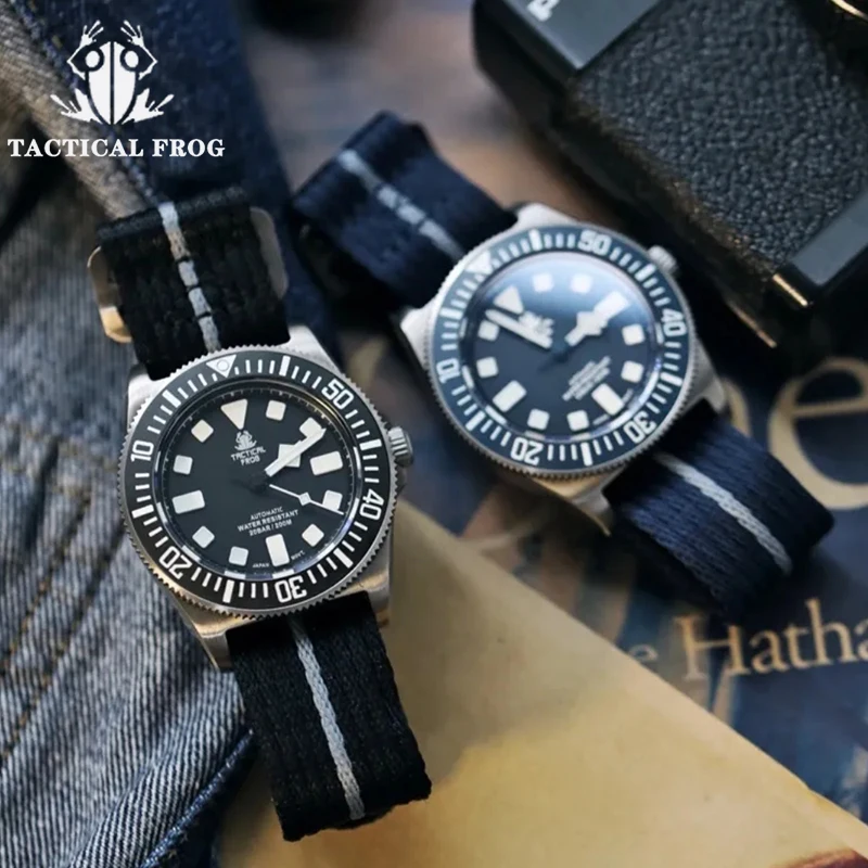 Tactical Frog FXD Titanium Watch Men Sapphire Glass 200M