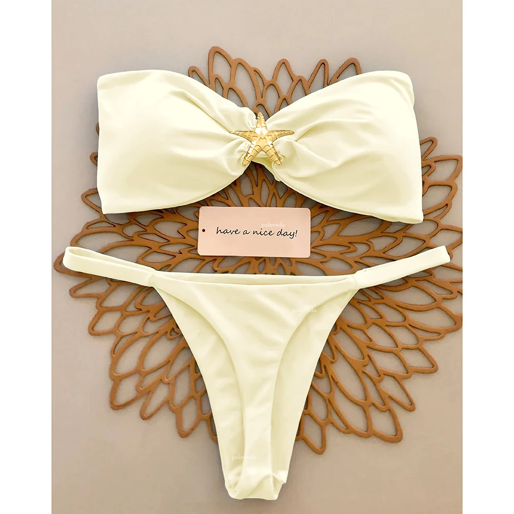 Push Up Bikinis 2025 Sexy Women Swimsuit Female Swimwear Micro Bikini Set Swimming Suit Beachwear Bandeau Brazilian Biquini 4