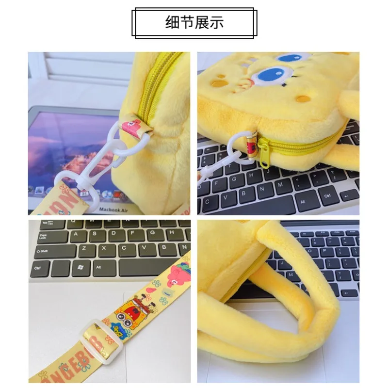 Borsa A Tracolla SpongeBob Per Bambini - Marsupio Viaggio Con Cerniera - Foto 8