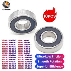 Premium Quality ABEC - 7 Bearings - Set of 10, Dimensions: 25X37X7mm - 10PCS