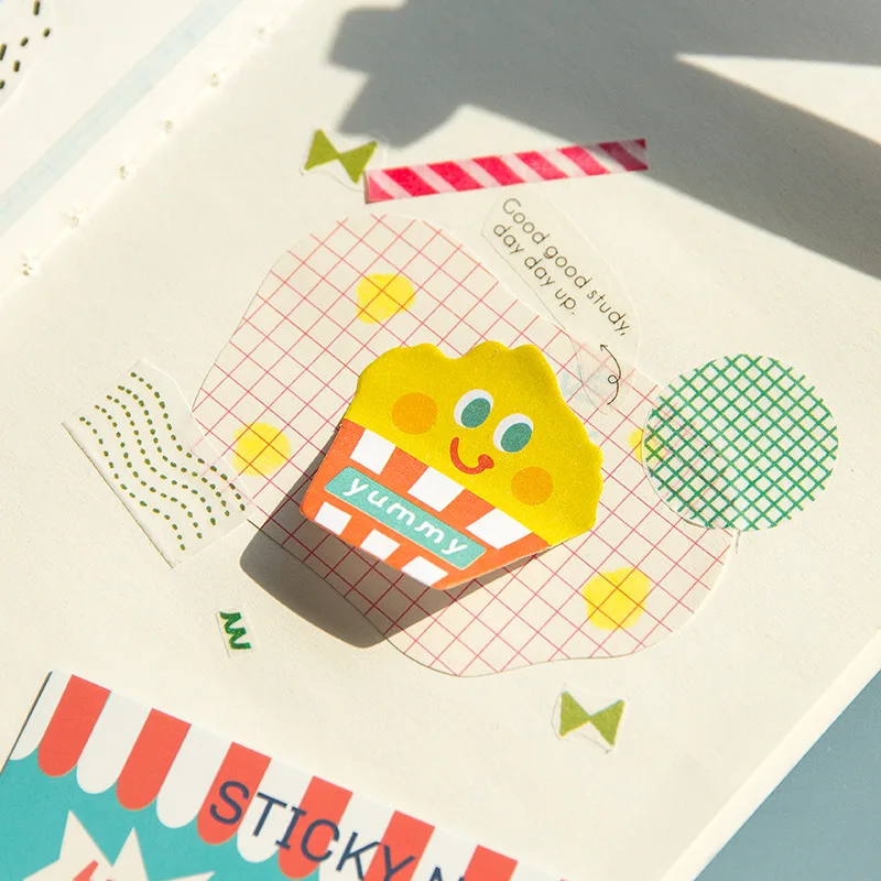 Korean Cute Cartoon Shaped Sticky Notes Collection