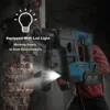 WOYOFADA Brushless Electric Hammer Drill Multifunctional Rotary Cordless Rechargeable Power Tools For Makita 18V Battery 4