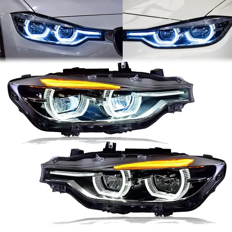 

Car LED Headlights for BMW 3 Series 2013-2019 F30 F35 F80 DRL LED Dynamic Turn Signal Halo Projector Lens Auto Accessories