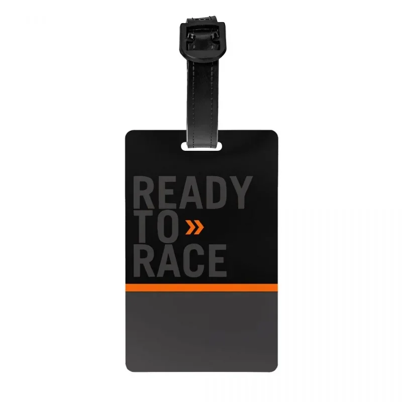 

Бирка для багажа Ready To Race, Персонализированная бирка для багажа для мотокросса, Кросса, битума, велосипеда, бирка для багажа, Обложка для личной безопасности, этикетка для удостоверения личности