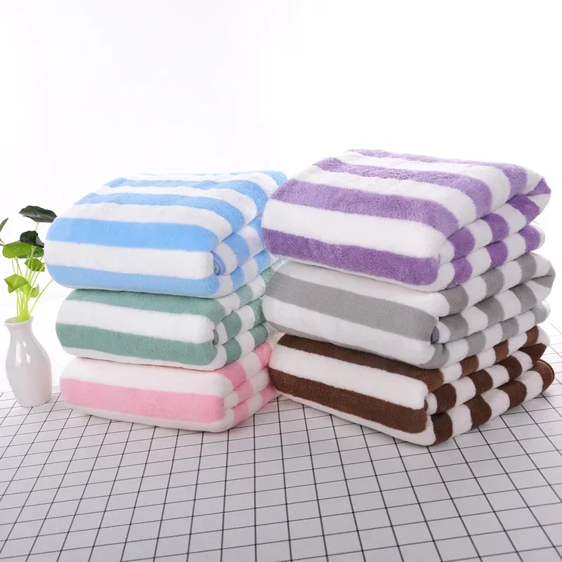 70*140cm Hotel Spa Bath Towel Quick-drying Towel Bath Towels Natural Ultra Absorbent Eco-Friendly Beach Towel Bathroom Sets 3