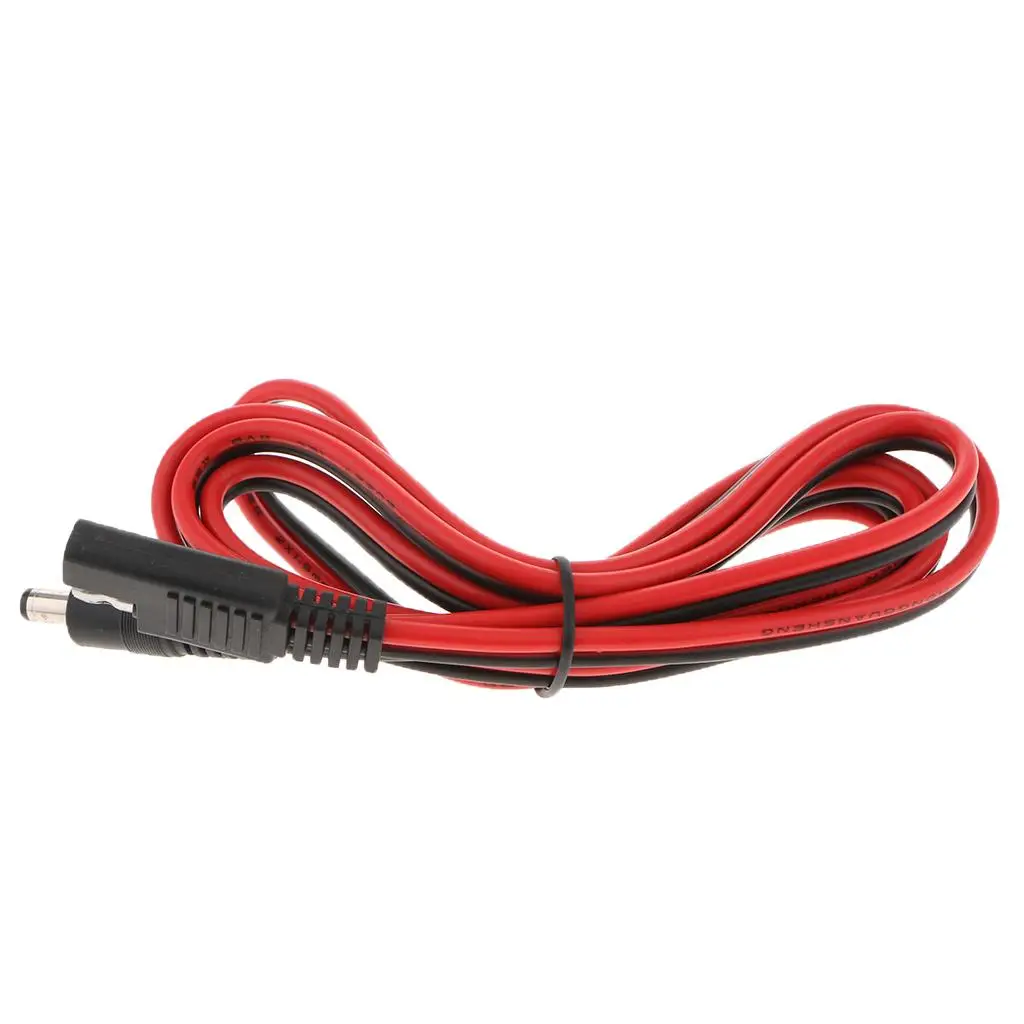 Universal 5Ft SAE Connector to DC 5521 15AWG Cable Connection Adapter Cable