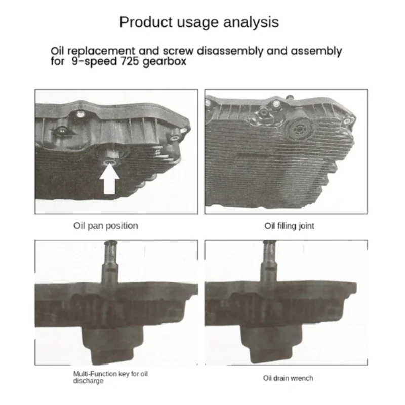 Transmission Oil Filling Tool For Mercedes Benz 725.0 9-Speed Oil Change Tools Change Transmission Oil Filler Tool for 9G-Tronic 5