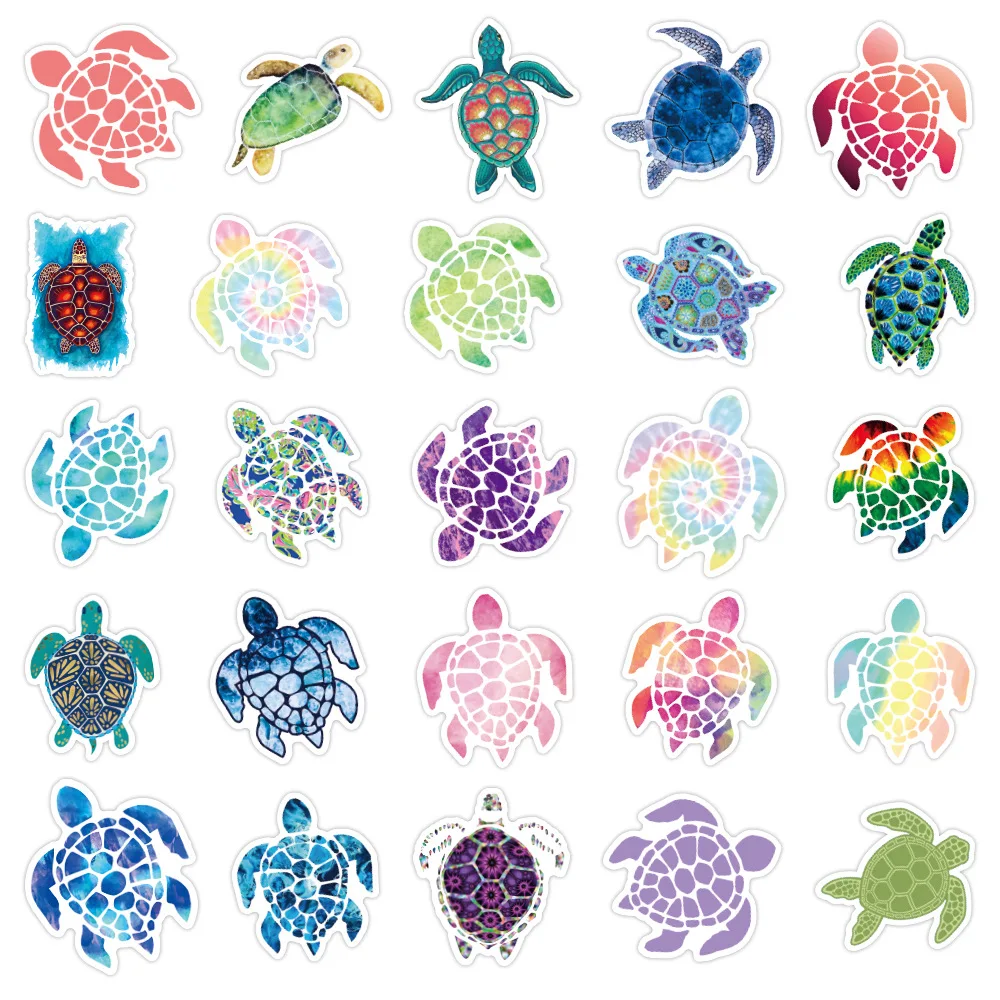 Decorative Stickers Animal Stickers Graffiti Stickers Sea Animal Stickers 10/30/50pcs Sea Turtle Graffiti Waterproof
