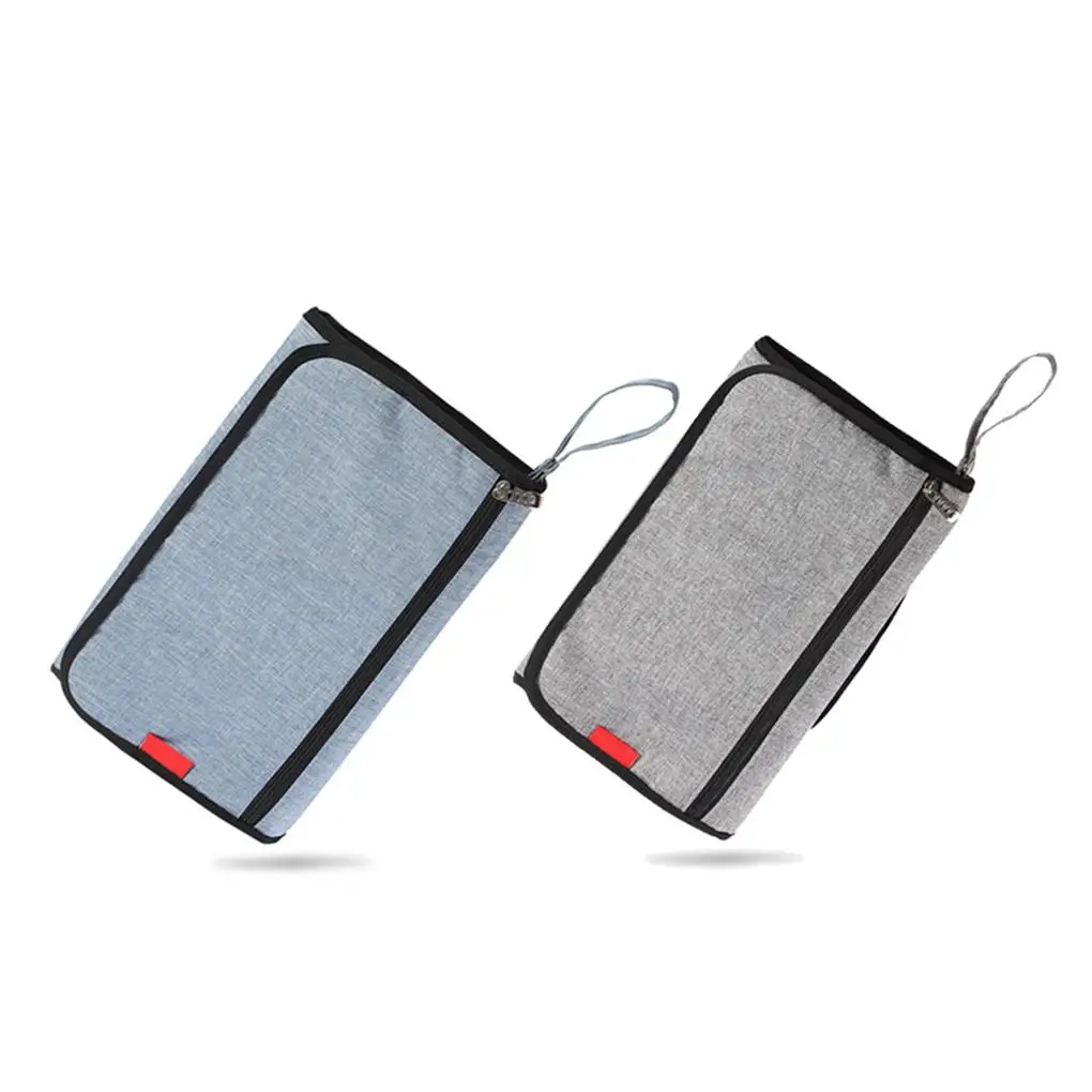 

Baby Diaper Polyester Travelling Equipment Replacement Craftsmanship Zipper Pouch Diapering Pad Waterproof Changing Mat