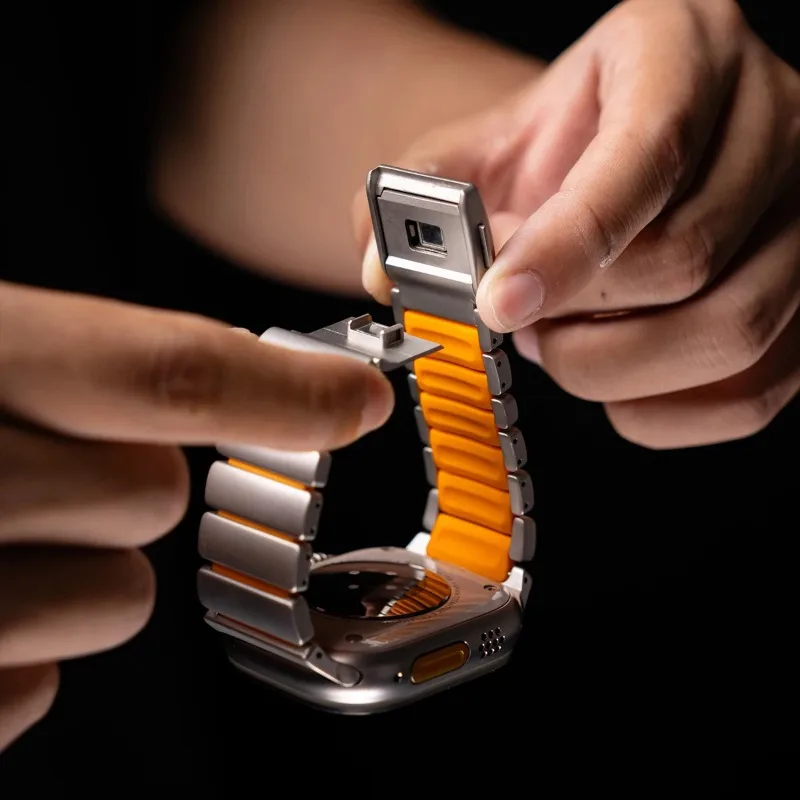 Luxury Metal Magnetic Titanium/Stainless Steel Watch Strap