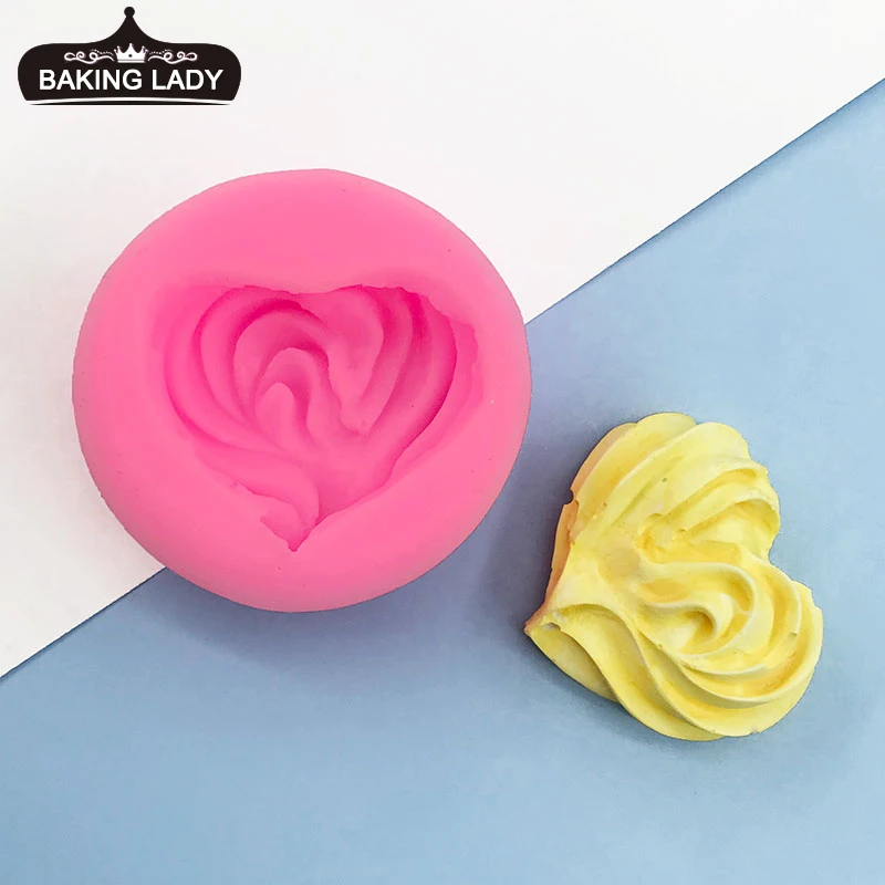 

Love cookie silicone mold fondant cake decoration mold aromatherapy soap handmade soap mold decoration ornament mold