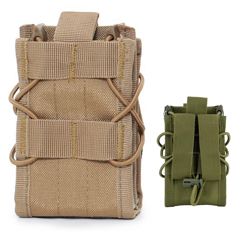 Magazine Pouch 5.56 Double Magazine Pouch Tactical Molle Magazine Case Rifle Pistol Bag Mag Holster Pouch for Hunting Vest Accessories M4 AR15