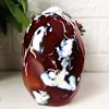 Natural Stone Red Agate Flame Crystal Lce Cream Torch Spiritual Energy Healing and Feng Shui Desk Room Decoration Maison Home 5