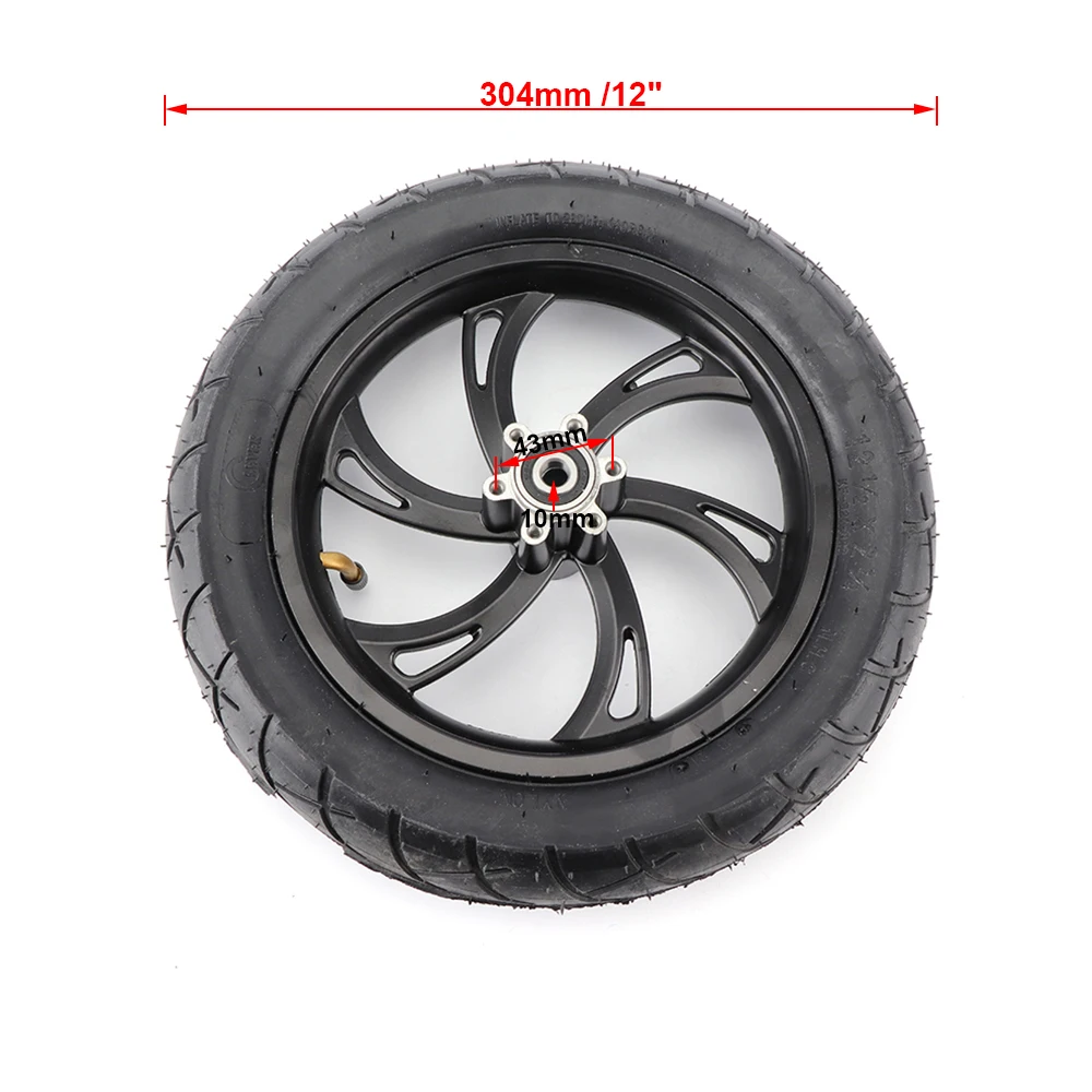 Ruote da 12 pollici Pneumatico 12 1/2X2 1/4 Pneumatici per moto Cerchio per bicicletta elettrica Scooter elettrico Bicicletta pieghevole Parti di bici elettriche - immagine 2