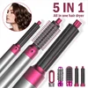Multi-Functional 5-In-1 Straightening Iron Curling Iron Hot Comb Styling Set Hair Dryer And Electric Comb Hairdressing Tools 1