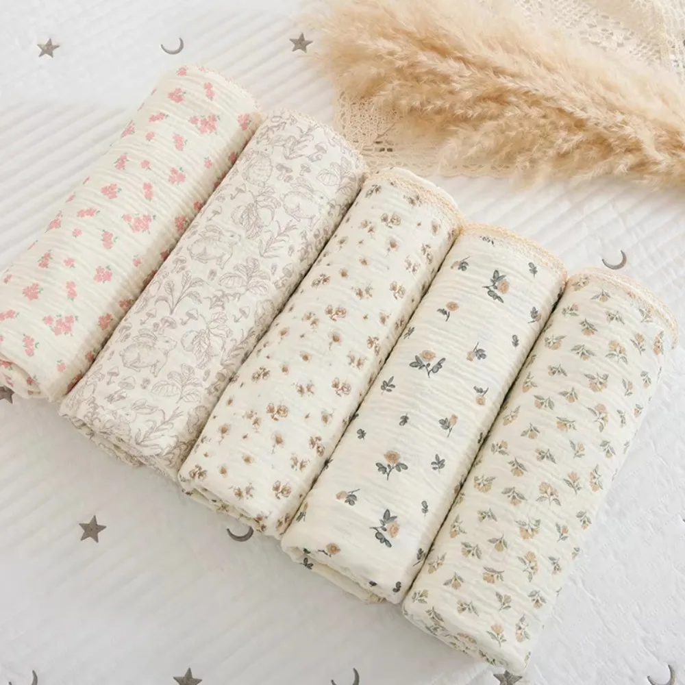 Cotton Muslin Blanket Swaddle Wrap for Baby