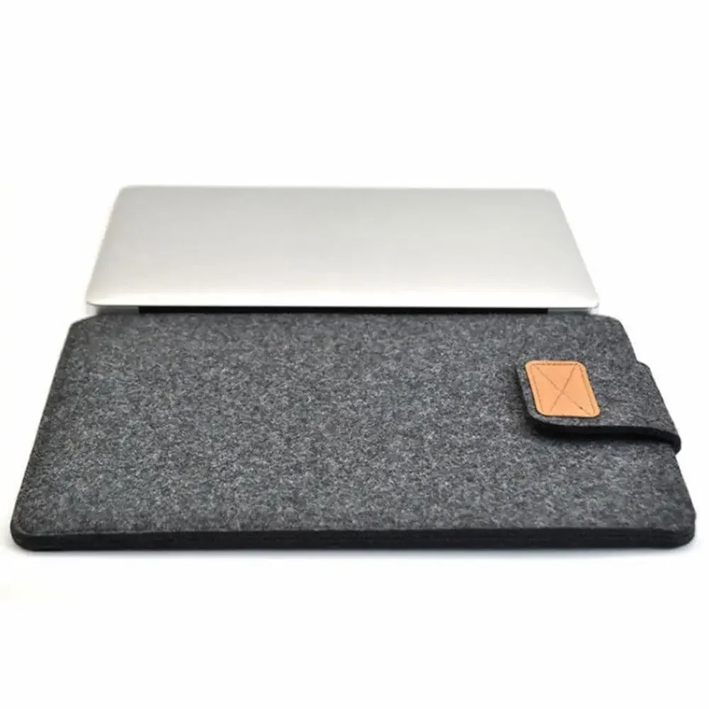Solid Color Felt Slim Sleeve for MacBook Air/Pro 11/13/15 Inch Tablet Case & Storage Bag