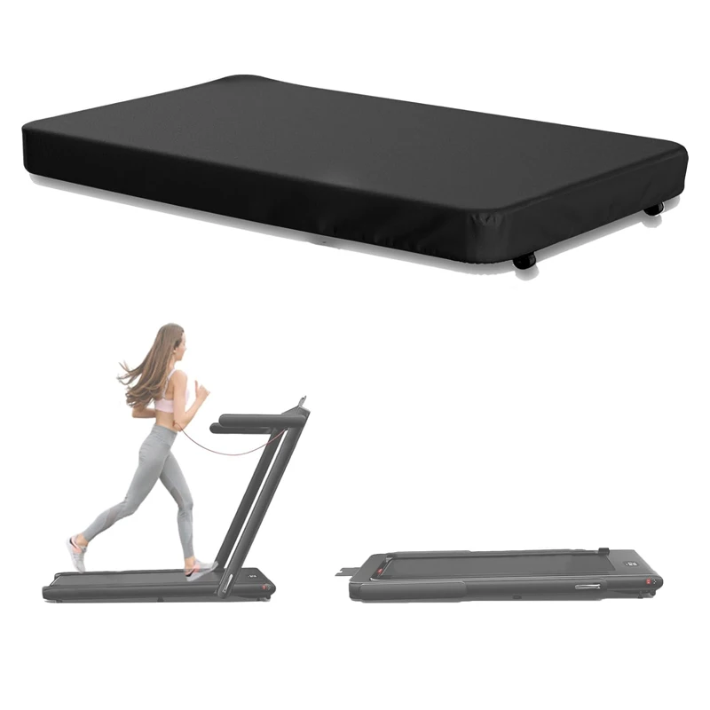 Treadmill Cover Dustproof Walking Mat Cover, Waterproof Protective Cover For Under Desk Walking Treadmill Office 140x71x15cm 6
