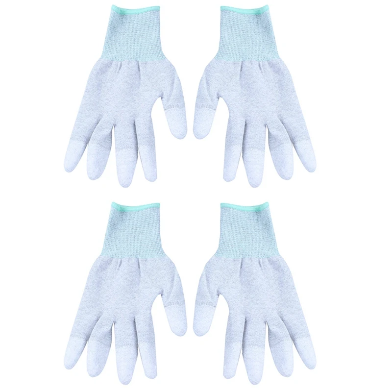 

4X Anti Static Anti Skid ESD Electronic Labor Working Glove PC Computer Repair Size: M