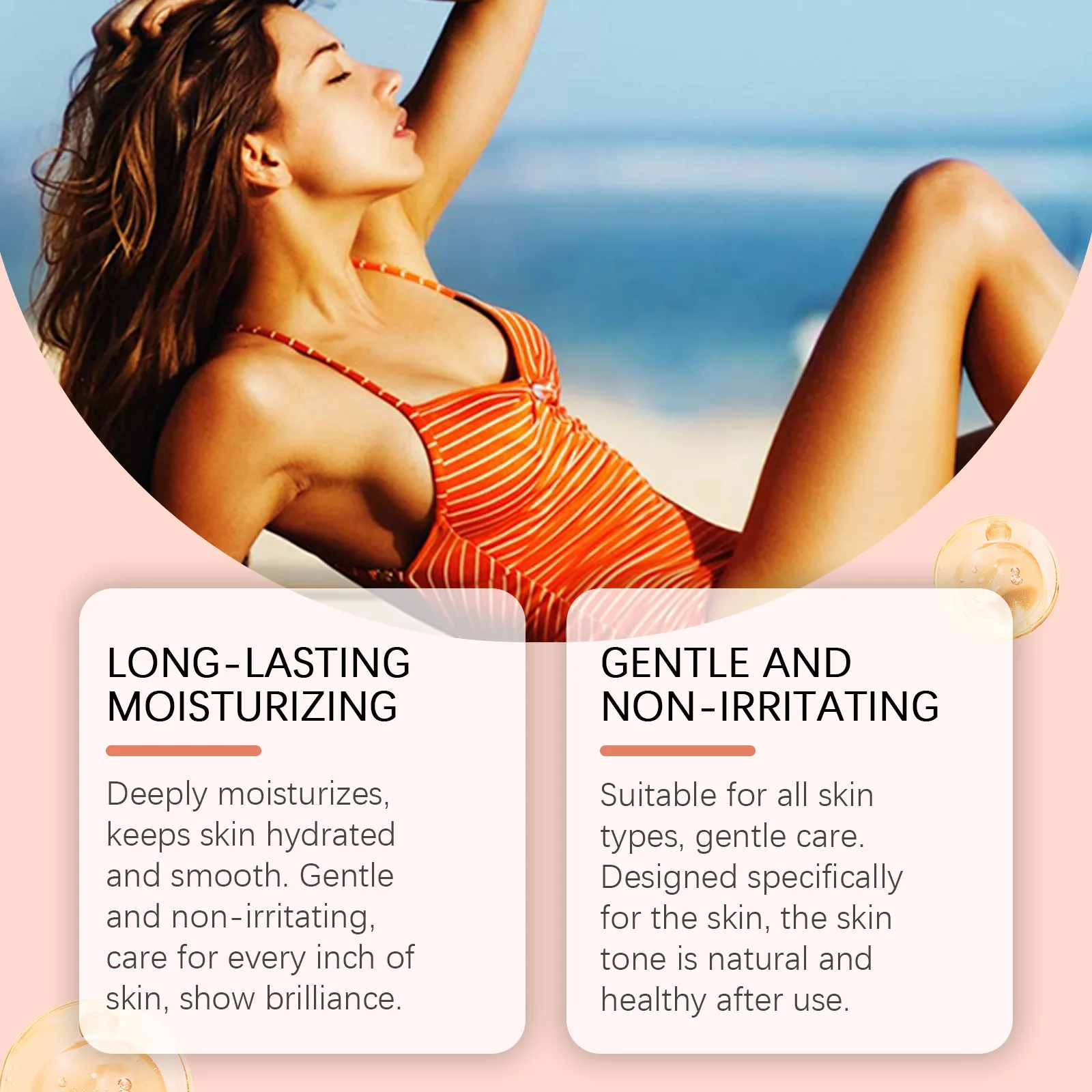 Herbal Sunless Tanning Lotion Serum Promote Melanin Production Natural Bronzer Darker Against Sunburn Self Tanner Drops Liquid sunless tanning lotion