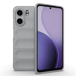 Shockproof Rubber Silicone Protective Bumper Cover for OPPO A3 Pro (BlackGreen)