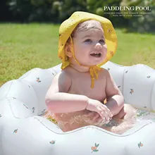 

Inflatable Pool Kids Portable Inflatable Kiddie Pool Thickened Petal Swimming Pool Little Pump Pool Swim Center For Garden