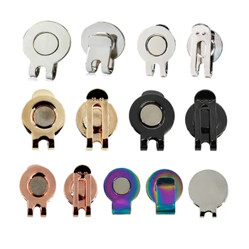 골프 모자 클립 마그네틱 금속 골프 모자 클립, 골프 액세서리, 골프 공 마크 마커, 드롭쉽, 10 개