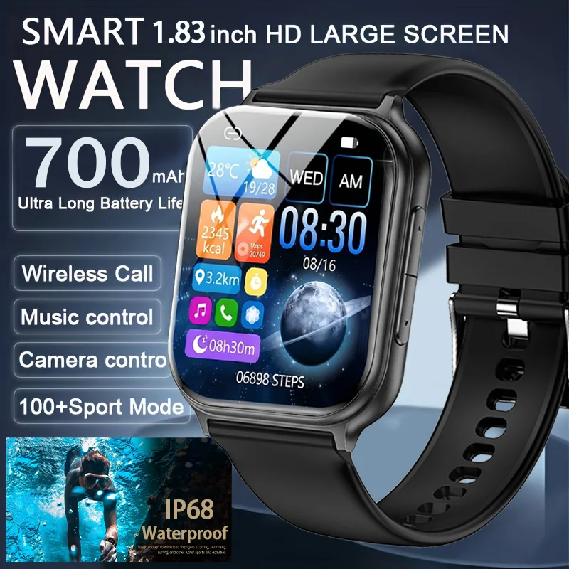 Nuovo Smartwatch 2026 per Donne, Fitness Tracker Sportivo IP68 Impermeabile, Monitoraggio Cardiaco 24H Integrato, Chiamate Wireless, Smartwatch Elegante da Donna