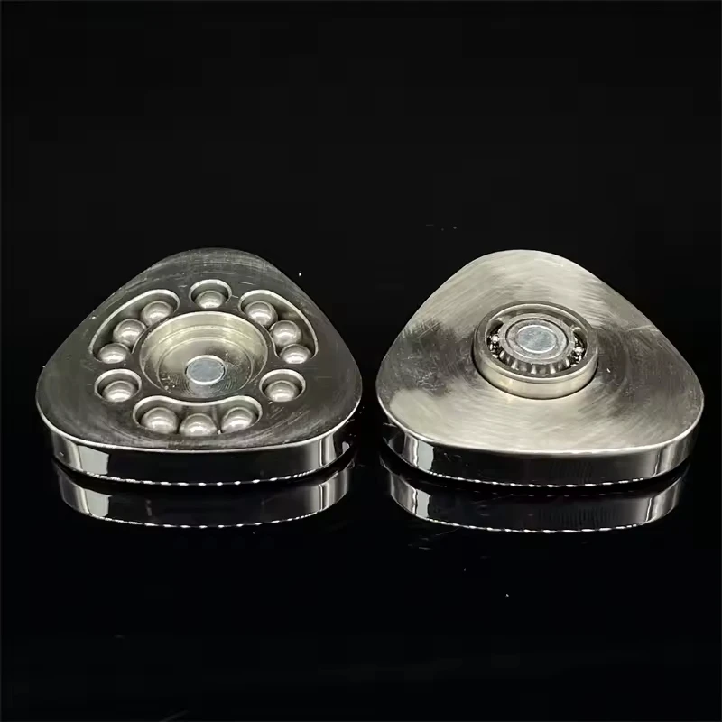 Gao Rice Ball EDC Sensory Toys Stainless Gear Coins Anti Stress Fidget Spinner ADHD Metal Fidget Spinner Toys