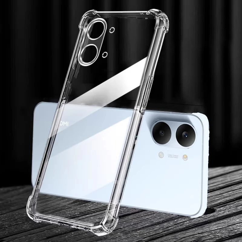Transparent Ring Holder Shockproof Soft Silicone Phone Case