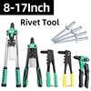 Rivet Gun Manual Labor-Saving Riveter Household Industrial-Grade Core Pulling Riveting Tool 8/9.5/13/14/17 Inch 1
