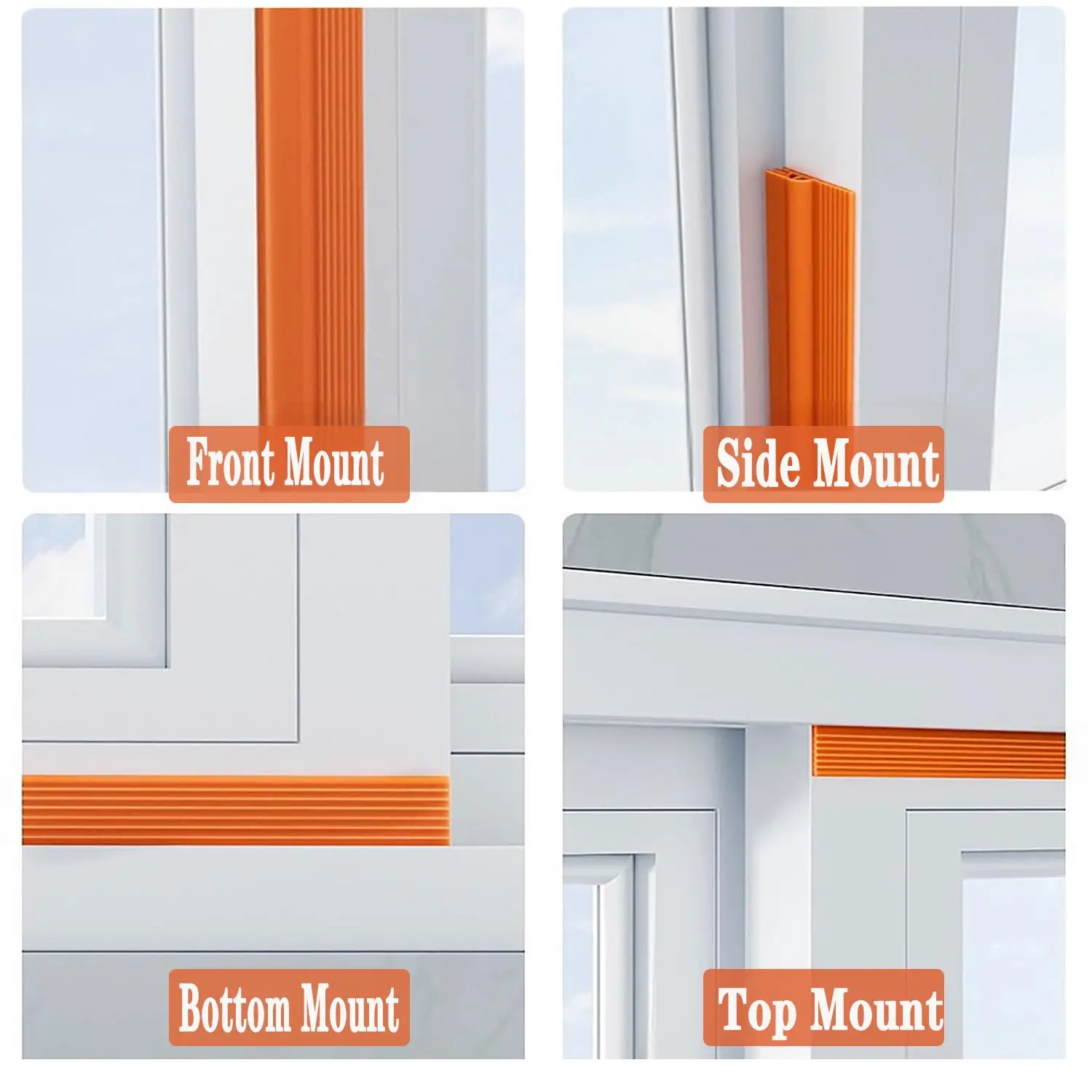 TPE Sliding Window Seal Strip Self Adhesive Triple Sound Insulation Windproof Anti-Cold Door Under Flexible Weatherstrip Tape