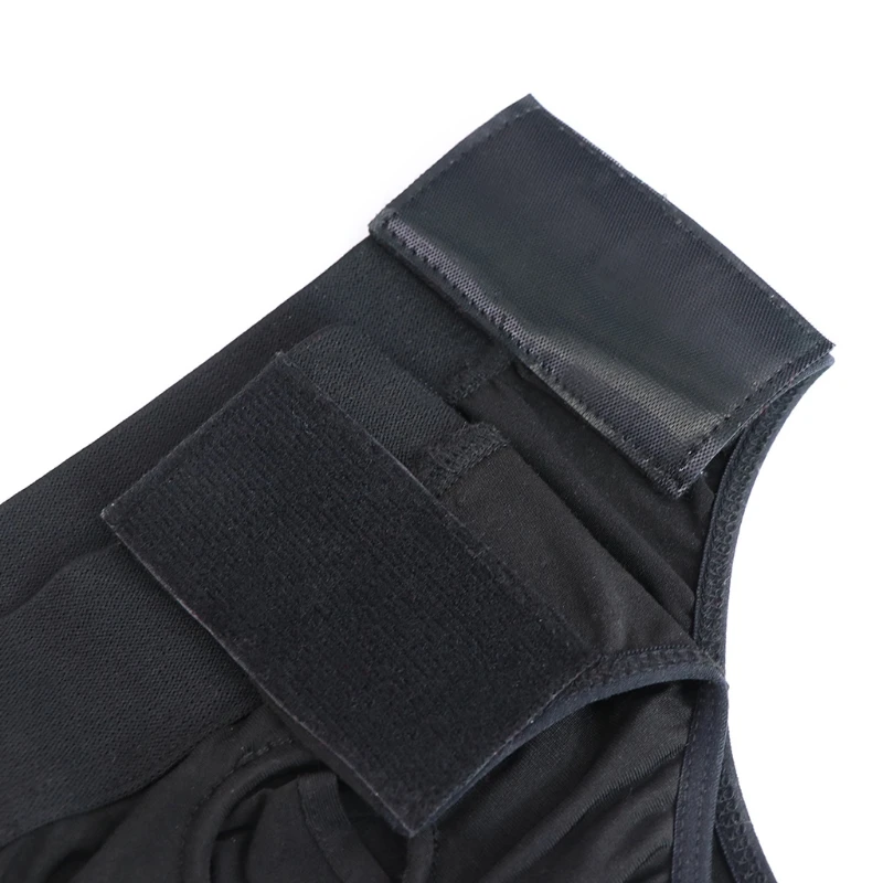 Men's Sexy Panty Dildo Front Hole Design Stretchy Hip Briefs Underwear Male Panties