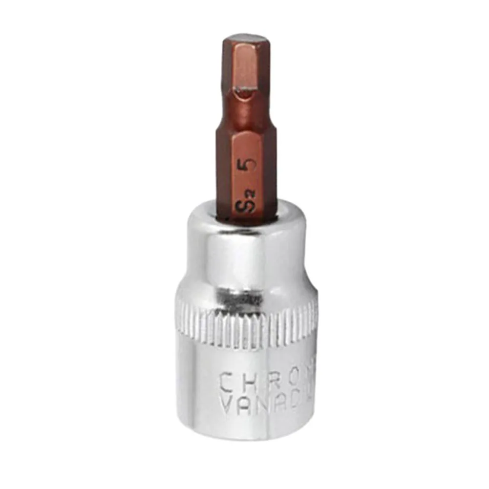 3/8 Vierkantantrieb Steckschlüssel Sechskantschraubendreher Bits H3-10 Chrom-Vanadium-Stahl Sechskant-Ratschenschlüssel für elektrische Schraubenschlüssel – Detail 8