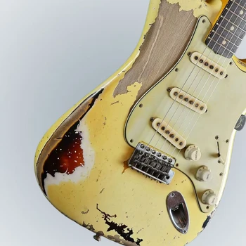 Customize the store with vintage electric guitars and retro tuners
