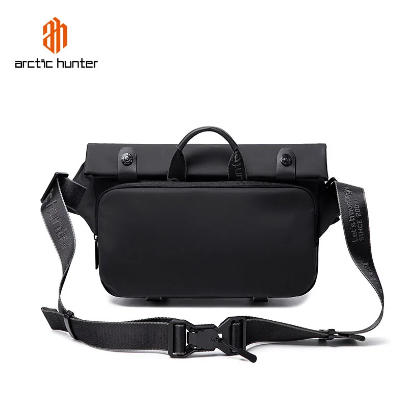 ARCTIC HUNTER YB00046 Men Crossbody Bag Men's Waterproof Strap Chest Bag Outdoor Casual Shoulder Bag Boys' Daily Travel Bag - Image 2