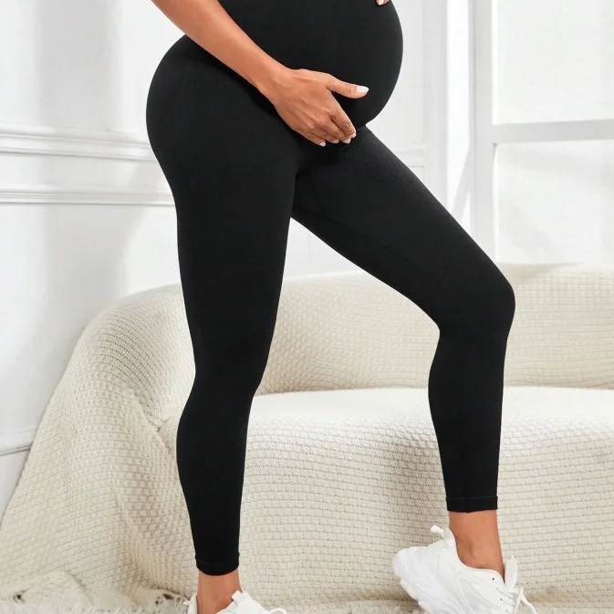 3pcs High Waist Maternity Leggings Skinny For Pregnant Women Belly Support Postpartum Leggins Body Shaper Fitness Trousers 3