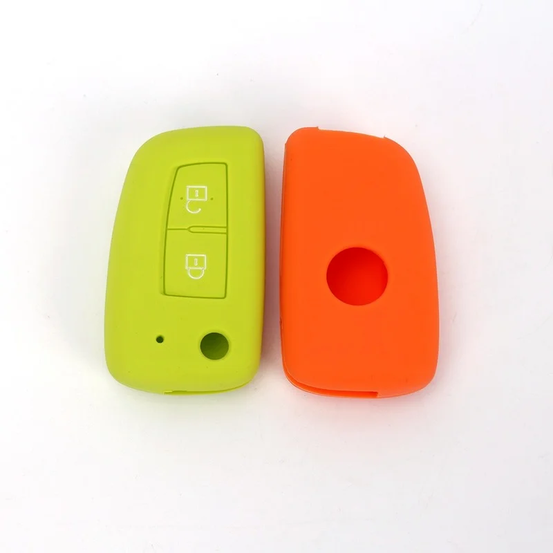 Key Case Key Case Cover Car Key Shell Remote Control Case Cover Flip Key Fob Shell Silicone Car Key Fob Cover Case Protect Skin Cap for Nissan Qashqai J11 X-trail Murano MAXIMA ALTIMA Juke Flip Folding Remote
