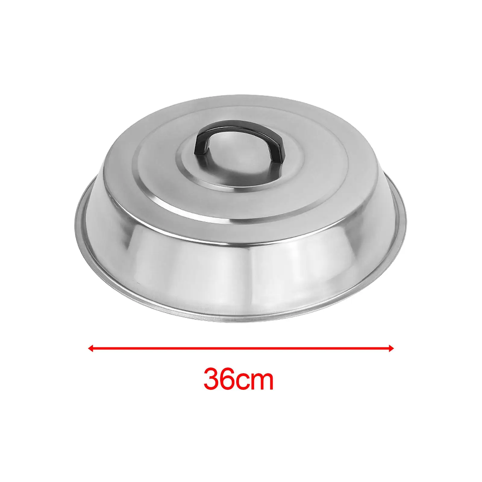 Skillet Lid Durable Bakeware Pot Anti Scald 36cm Multipurpose Household Frying Pot Replacement Cover for Kitchen Griddle Cheese